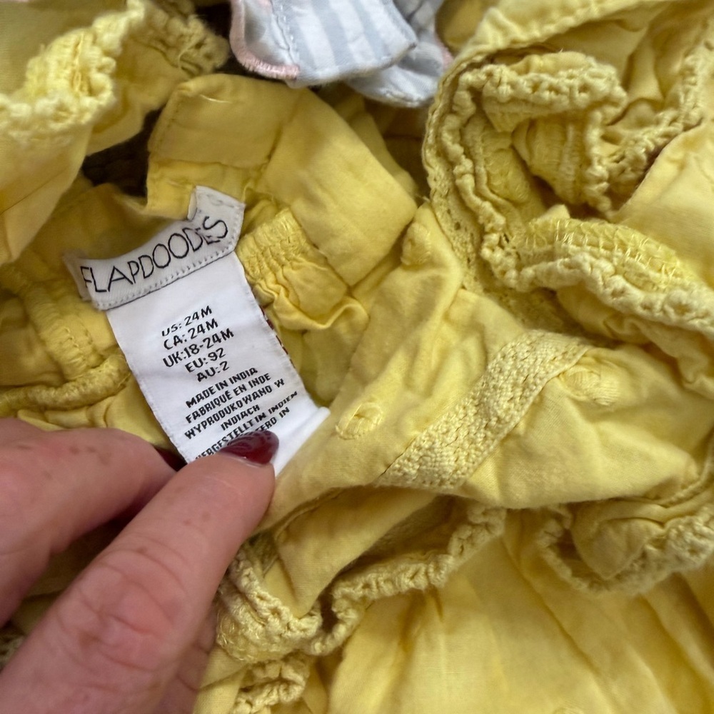 Lot of baby clothes 24 months dress skirts top pants Nicole miller polo sets - Picture 15 of 16